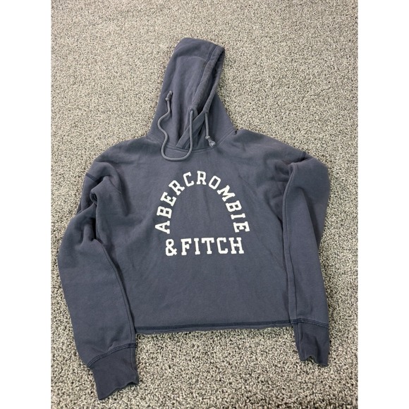 Abercrombie & Fitch Tops - Abercrombie & Fitch Pullover Hoodie Women's Size Small Blue Preppy